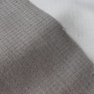 Double faced fire resistant conductive fabric