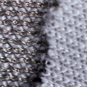 Double faced silver knitted conductive fabric