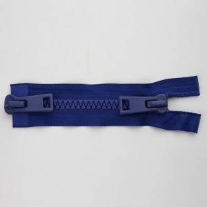 5# plastic  zipper  2 ways O/E