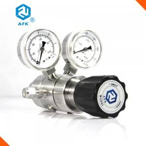316 Stainless Steel Cylinder Dual Stage Pressure Regulator
