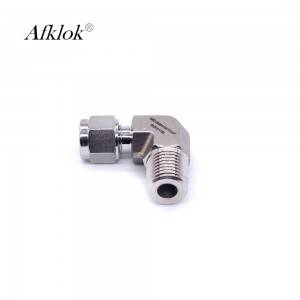 High Pressure Stainless Steel Pipe Fitting Male Elbow