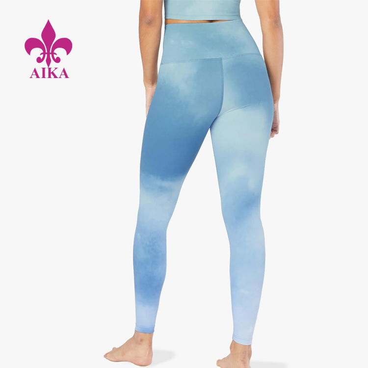 2021 Kina Proizvodnja Sport za trčanje Yoga Tie Dye Tajice visokog struka Fitness za žene