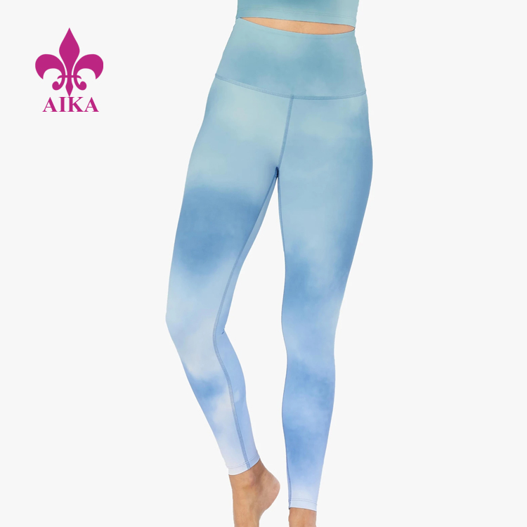 2021 Kina Proizvodnja Sport za trčanje Yoga Tie Dye Tajice visokog struka Fitness za žene
