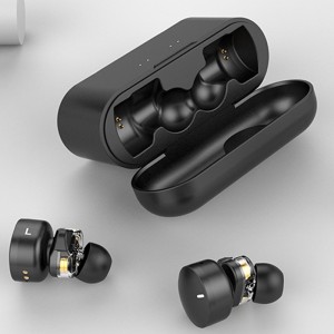 Dual Mic Noise Cancelling Gaming TWS Dual Drivers Earphones Mini In Ear Headphone waterproof earbuds