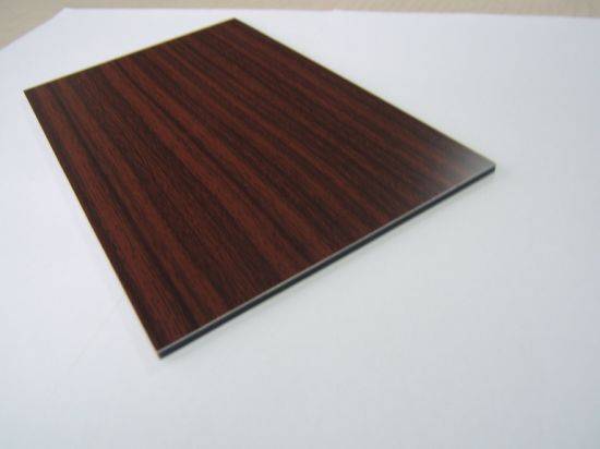 Fireproof Decoration Building Material ACP Sheet Aluminum Composite Panel with Wood Grain