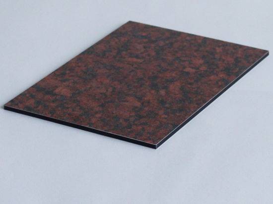 Fireproof Aluminium Wall Material ACP Sheet Marble Color Aluminium Composite Panel