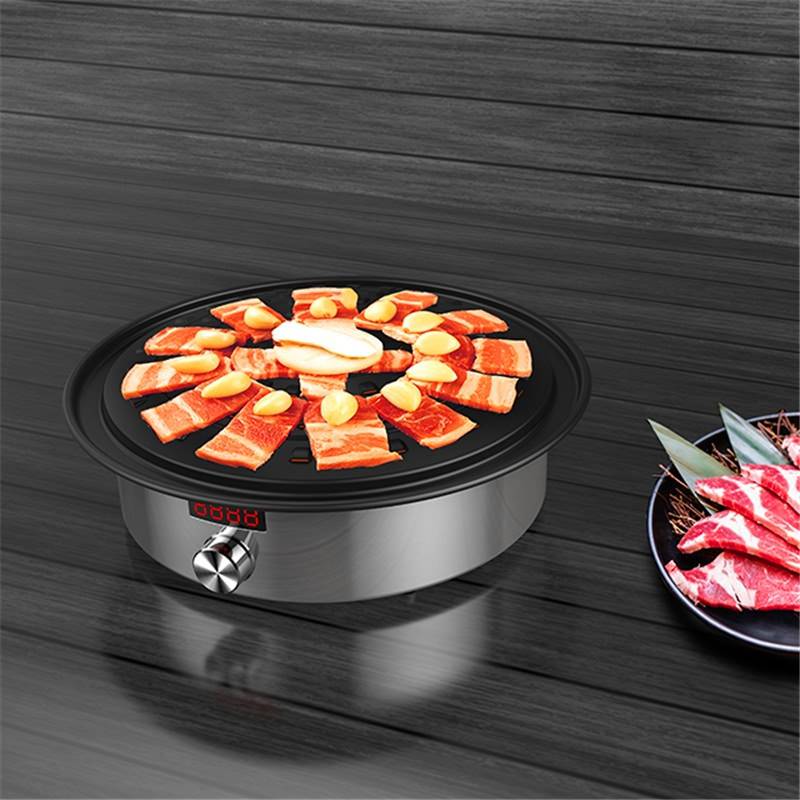 Amor infrared cooker AT-7BBQ sensor touch with knob polished hot plate for wholesale online