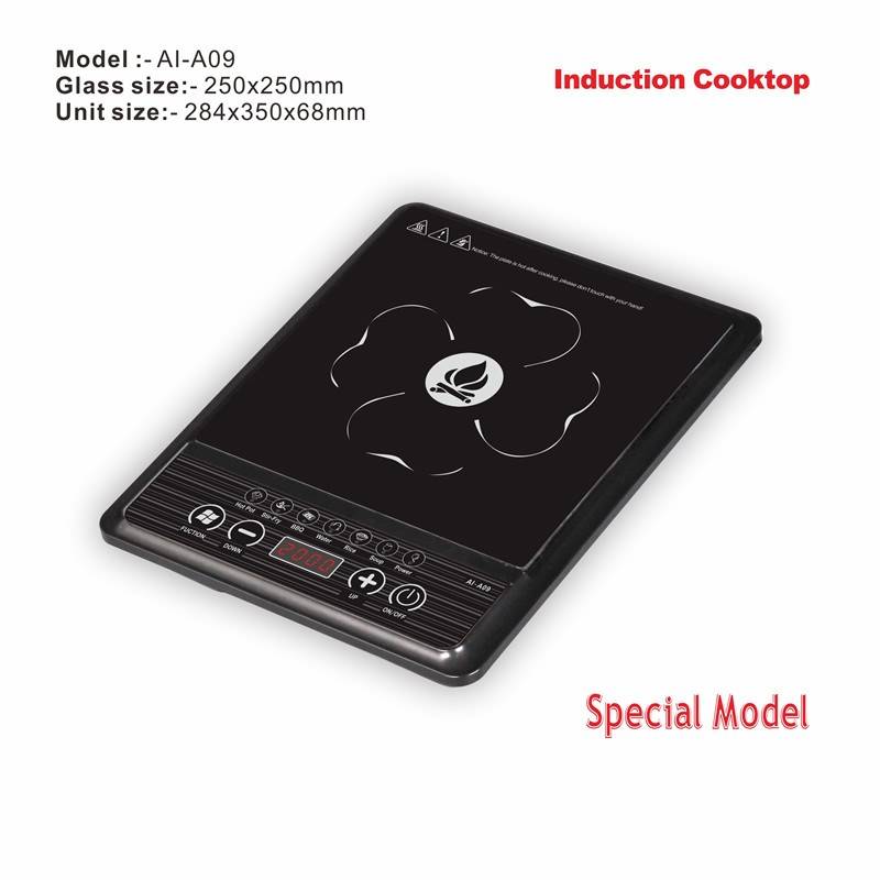 Amor new induction cooker AI-A09 special design push button electric burner for Europe market Featured Image