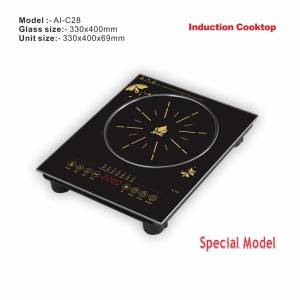 New kitchen appliance AI-C28 touch sensor polished ceramic cooker for OEM customers