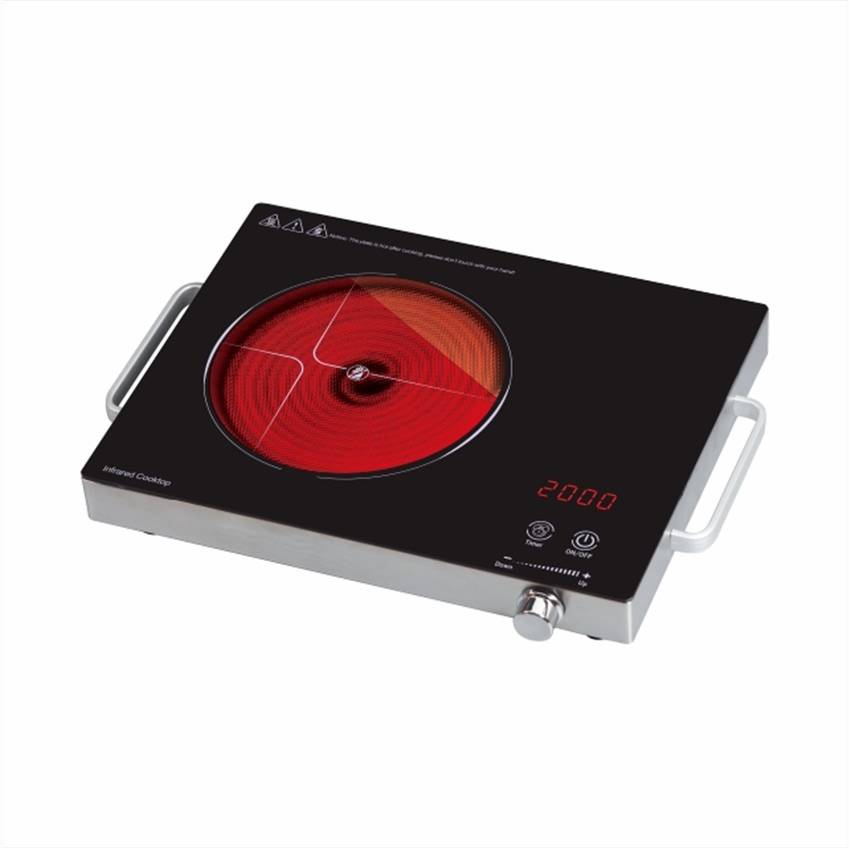 Amor infrared cooker AT-15 Hot Sell siemens IGBT skin touch with knob infrared cooker for sale