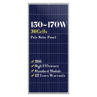 36 cells poly solar panels 150w160w170w