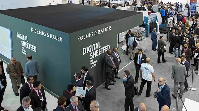 Koenig & Bauer stands by drupa