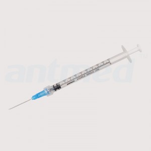 Antmed Single-use 1mL Luer-lock Tip Plastic Disposable Syringes with/without (Safety) Needle for Covid-19 Vaccination