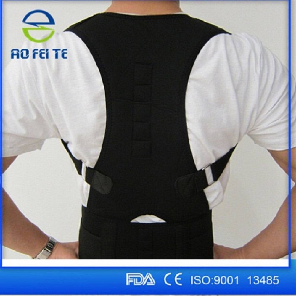 Therapy posture corrector back support brace belt