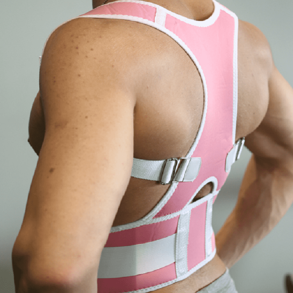 Therapy posture corrector back support brace belt