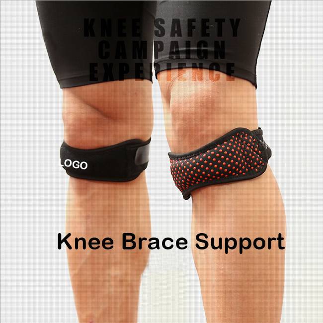 High quality silicone rubber antiskid knee support belt