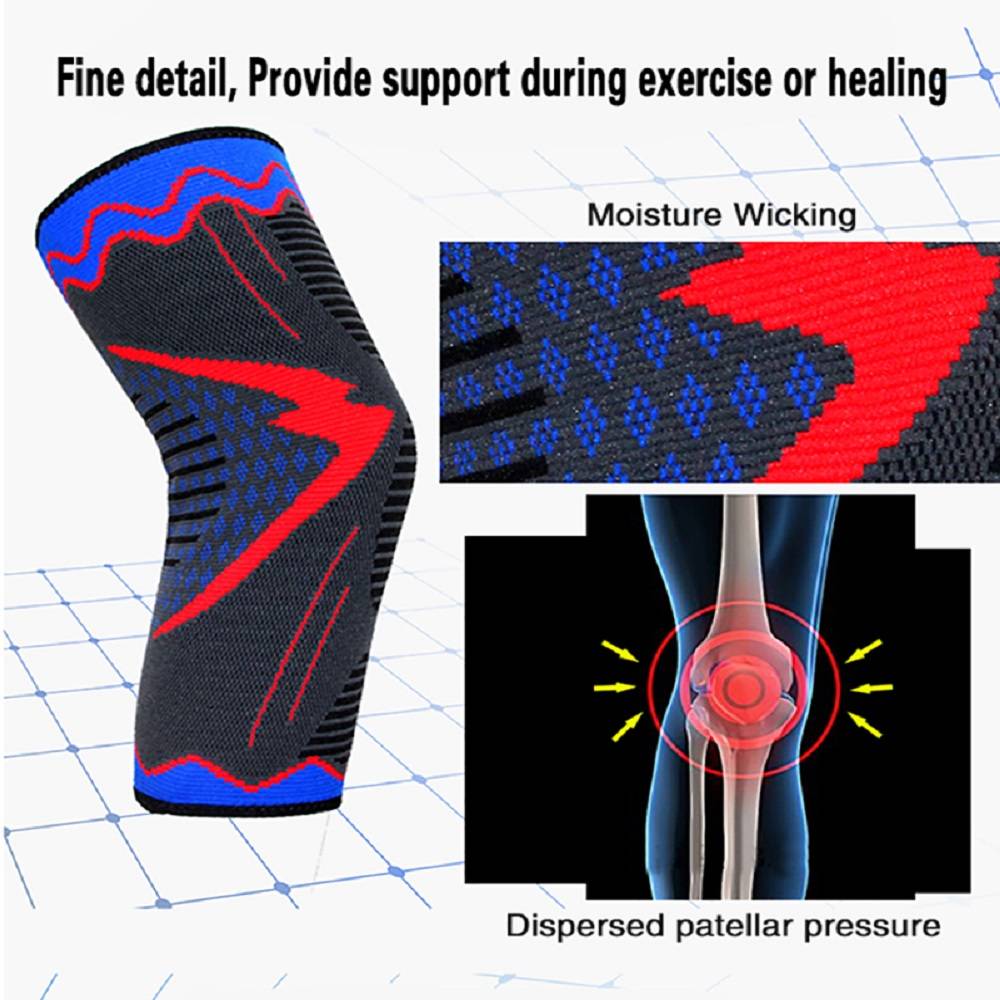 Sports knee support sleeves brace neoprene weightlifting