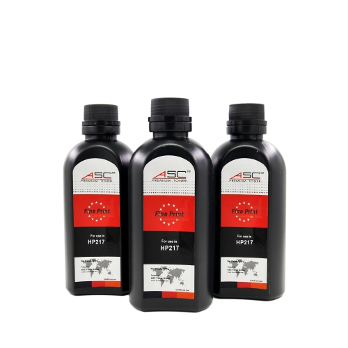 Compatible black toner powder for use in hp 217