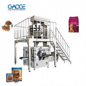Fully automatic Pre-made Pouches Pet Food Doypack Pouch / Bag Packing Machine