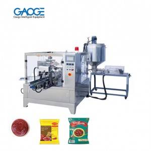 Premade Pouch Rotary Chili Sauce Pouch Filling Machine