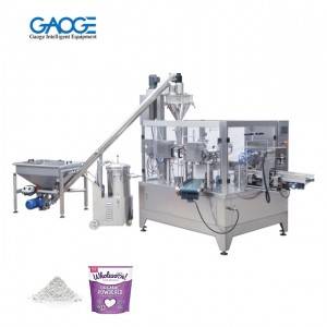 Rotary Powder Pouch Packing Flour Spice Sugar Doypack Filling Packaging Machine