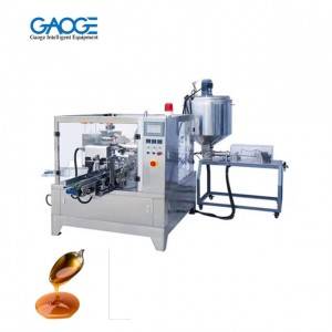 Syrup Pouch Filling Sealing Packing Machine