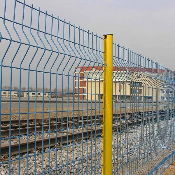 3D curved fence panel wire mesh fencing