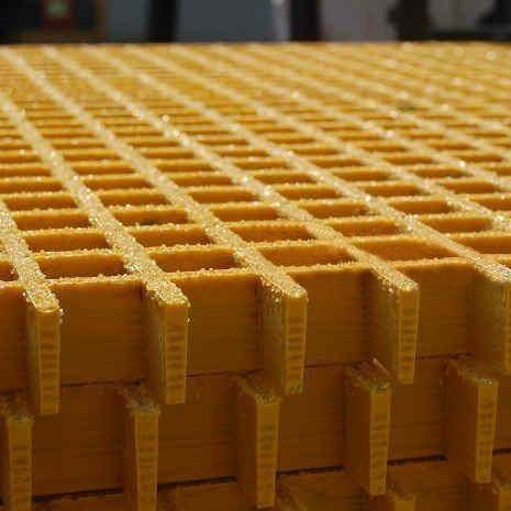 Non slip insulated gritted top molded fiberglass grating frp grp panel