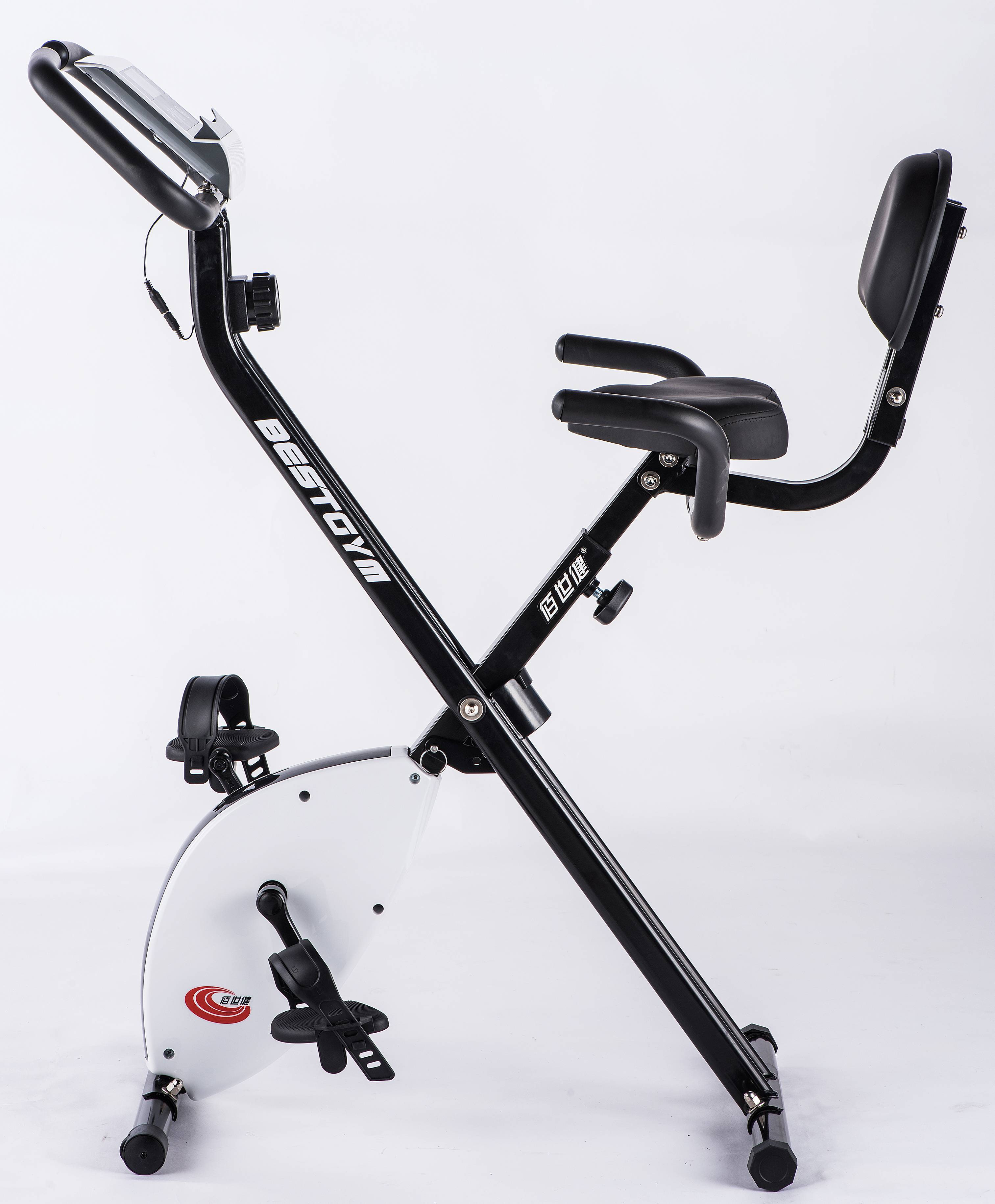 Foldable Magnetic Equipment Exercise X Bike for Space saving