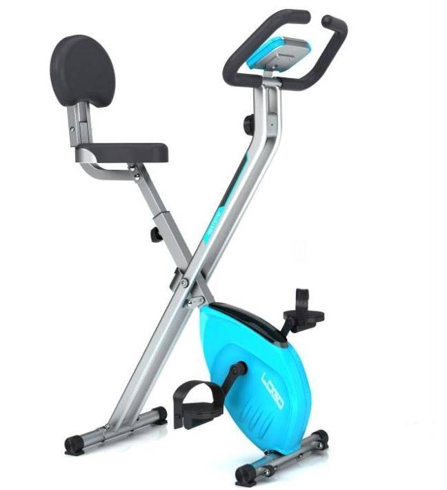 Cardio Workout Cycling Magnetic Fitness Folding X-Shape Exercise Bike