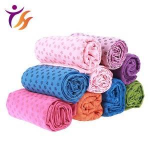 Wholesale sweat-absorbent non-slip yoga towel suitable for gym