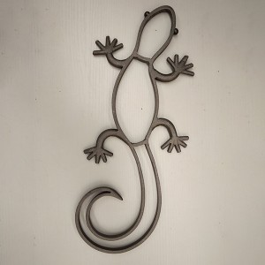 Handmade Iron Gecko