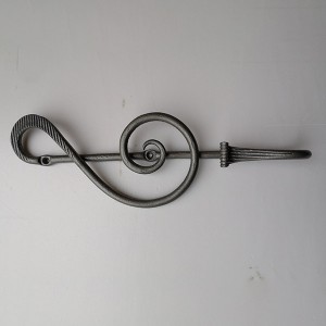 Forged Iron Musical Note