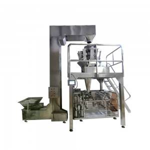 Premade pouch machine with mix weight filling sealing for Grain