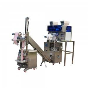 Triangle tower Tea Bag Packing Machine for grain powder with mix weight
