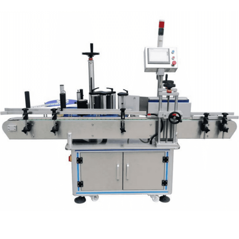 Full Auto Labeling Machine for round plate double face bottle label Featured Image