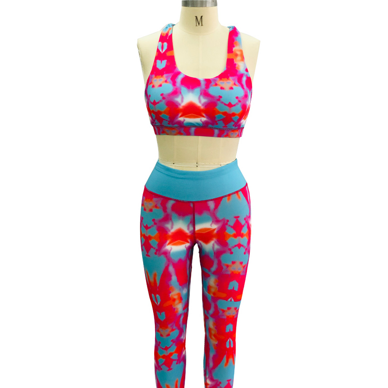 Quickly Dry Soild Color Womens Activewear Workout Clothing Yoga Fitness Wear Featured Image