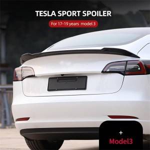 SPORT CAR SPOILER FOR TESLA MODEL 3 2019+