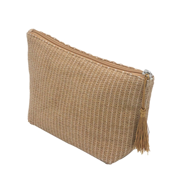Eco-friendly Cosmetic Bag Organizer Zipper Pouch with Tassel Puller Featured Image