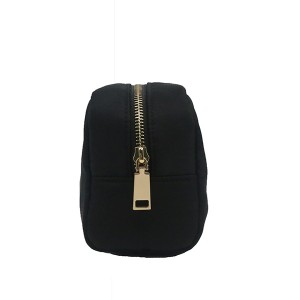 nylon black portable cosmetic travel business packing bag for Unisex