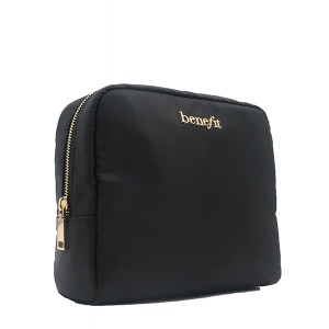 Nylon black portable cosmetic travel business packing bag for Unisex