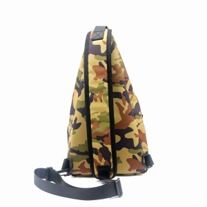 Camouflage RPET 100% Recycled Material Chest Bag Sport Style Running Bag Portable Cool Fashion messenger bag for unisex