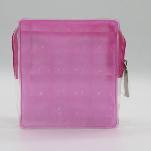 Eco-friendly recycled EVA 3D eyelets material cosmetic bags