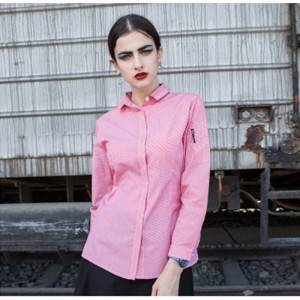 Polyester Cotton Classic Long Sleeve Slim Fit waitress uniform Shirt CW1056C155000H
