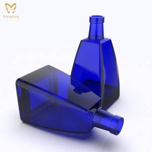 750ml Custom Whiskey Glass Bottle
