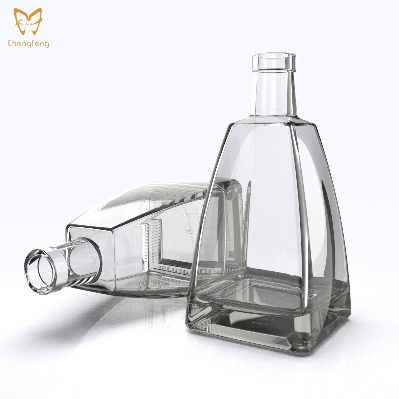 750ml Custom Whiskey Glass Bottle Featured Image