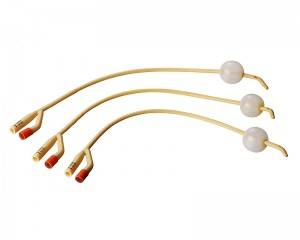 Good Quality//Disposable Latex Foley Catheter Silicone Coated