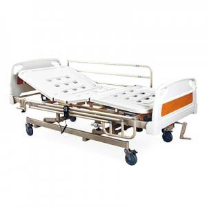 Manual and electrical elevating system Hospital Bed KM-HE912