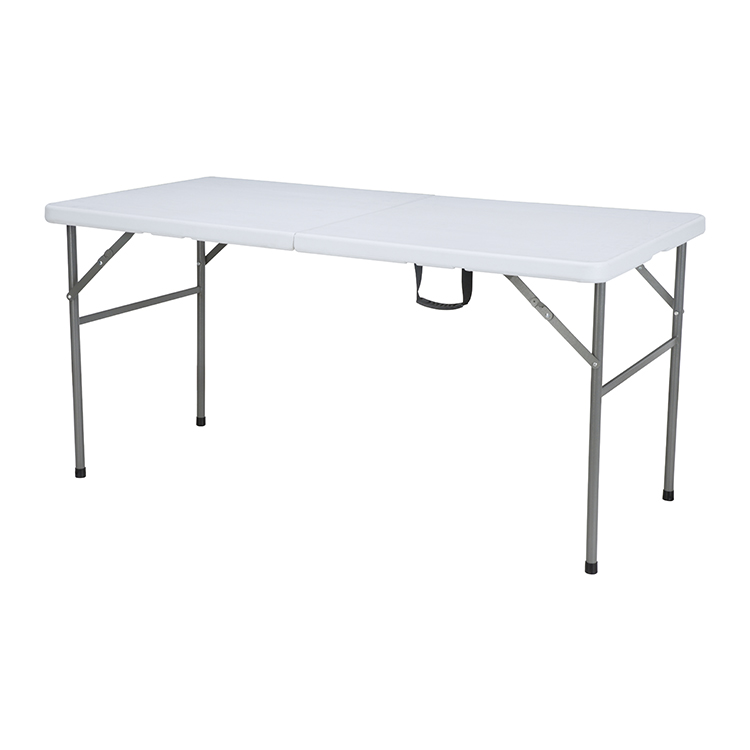 custom white plastic outdoor 8ft 5ft 6ft kitchen folding space saving table camping