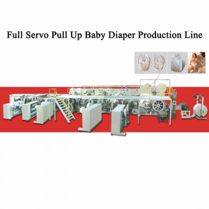 New baby diaper production line machine with packing machine